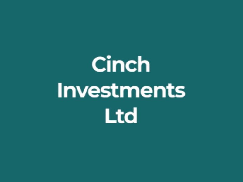 The logo of Cinch Investments, a subsidiary of Cinch Group, focusing on premium property investments in the UK, symbolising its dedication to exclusive opportunities and strategic growth.